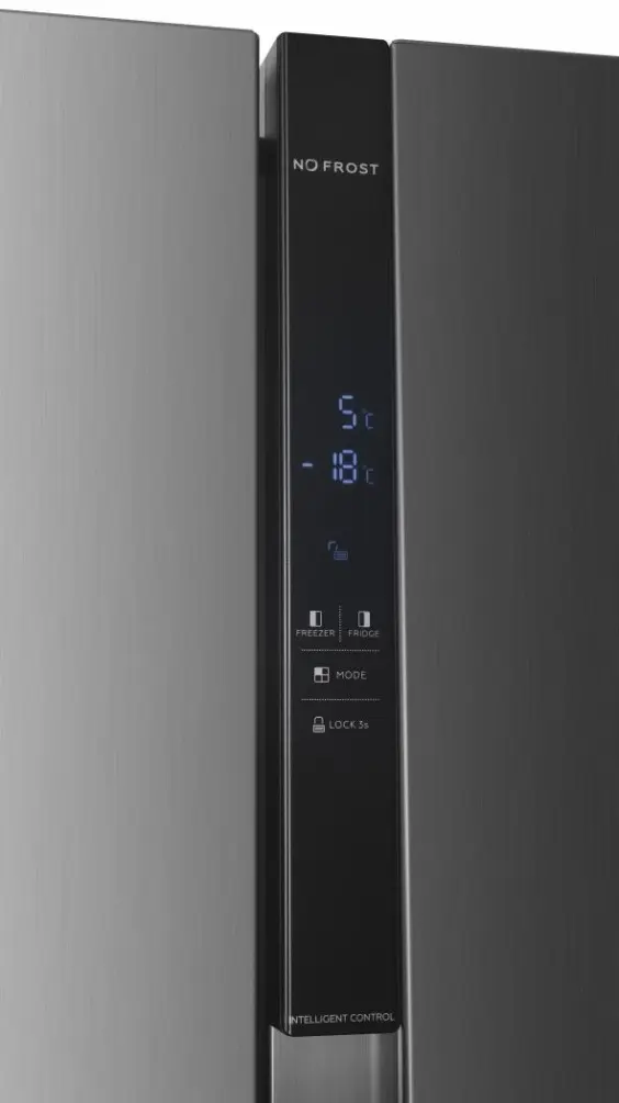 Frigider Heinner HSBS-HM532NFXE++ (Inox)