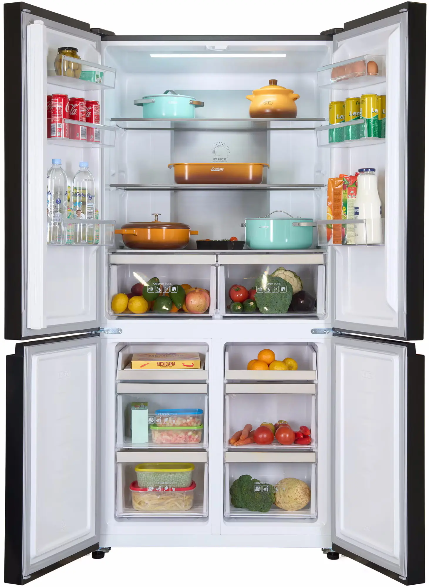 Frigider Heinner HSBS-HM600MDNFDXE++ (Inox) - 3