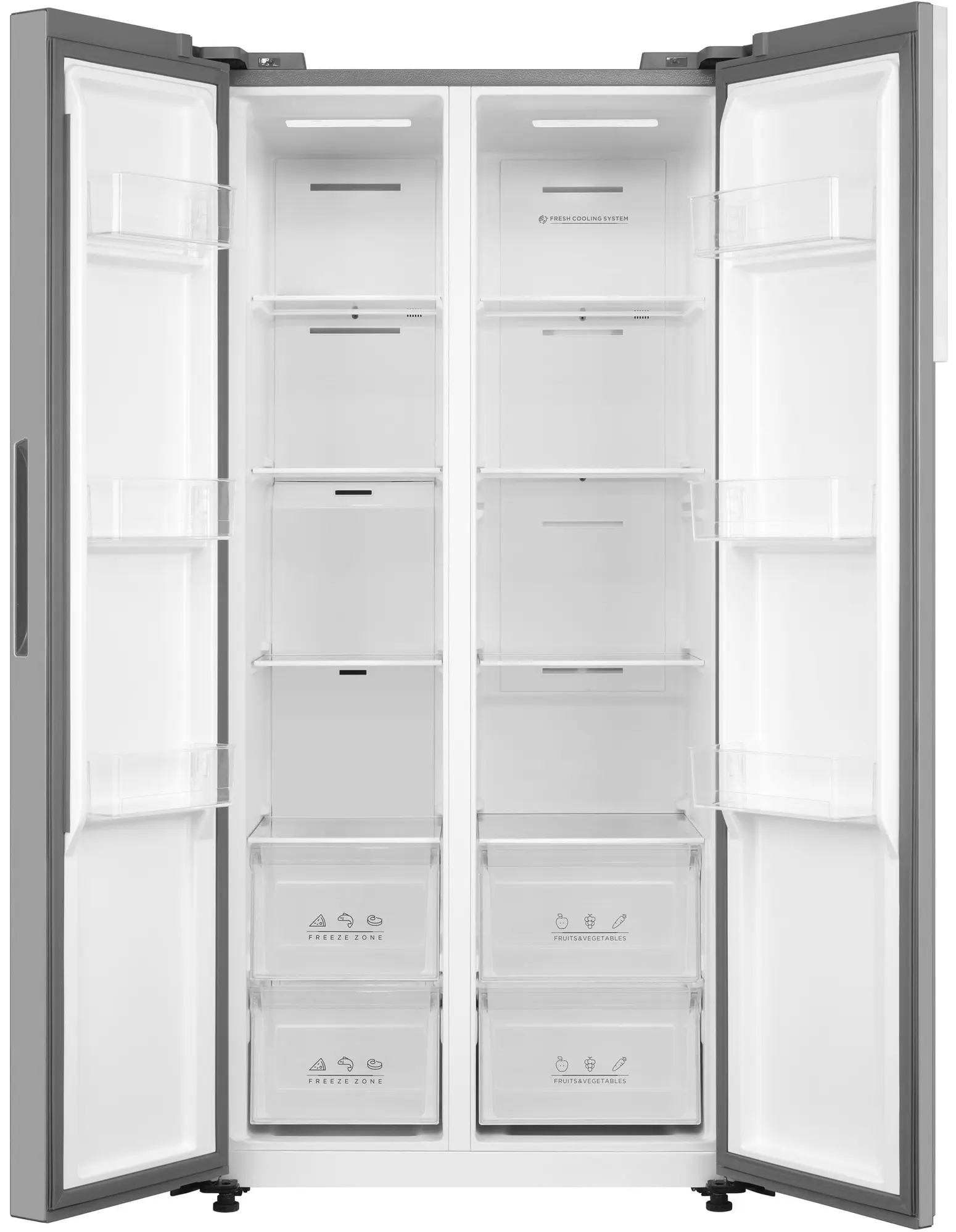 Frigider Heinner HSBS-M460NFINVXE++ (Inox) - 2