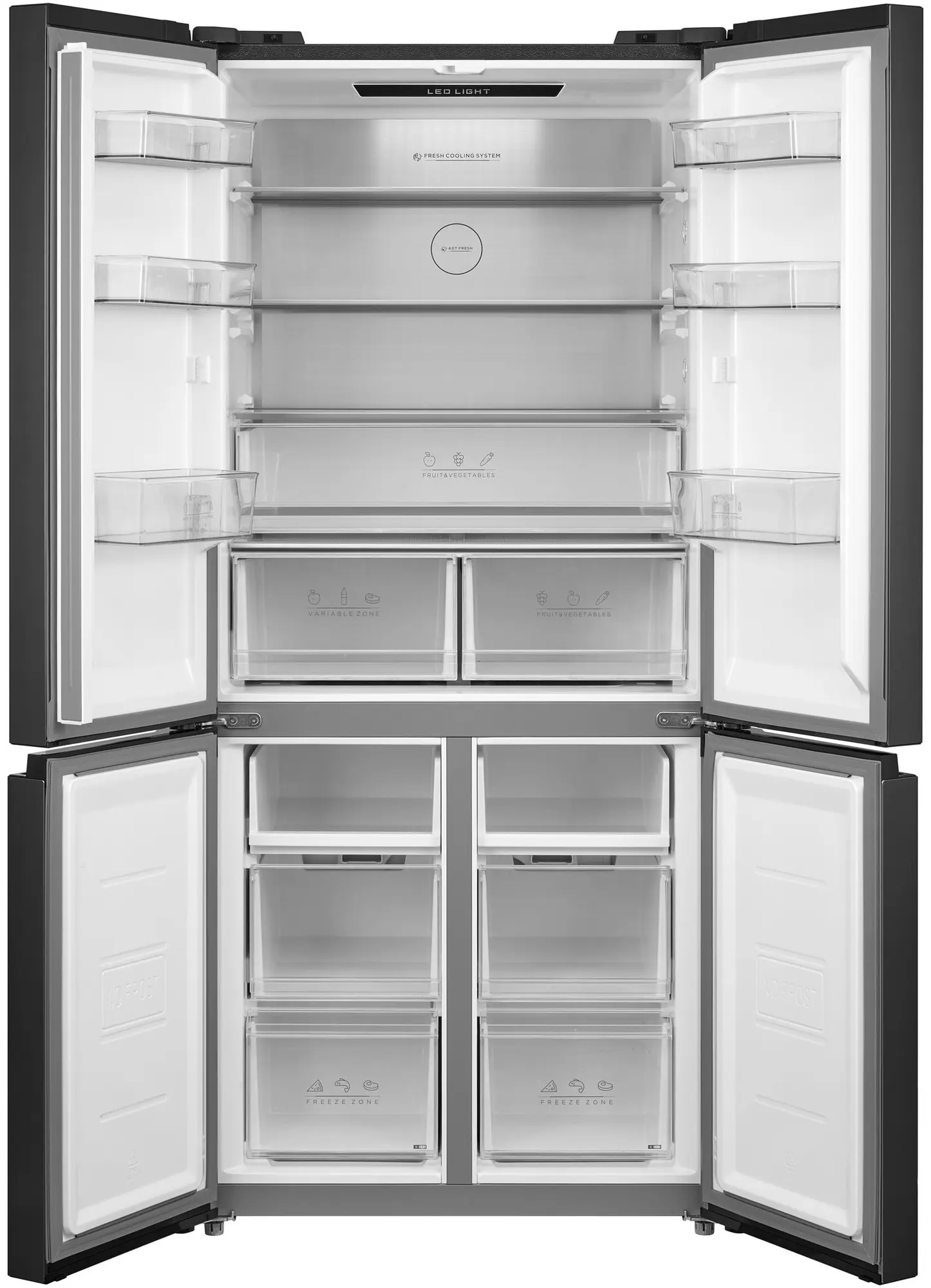Frigider Heinner HSBS-M515MDINVHGBKE++ (Black) - 2