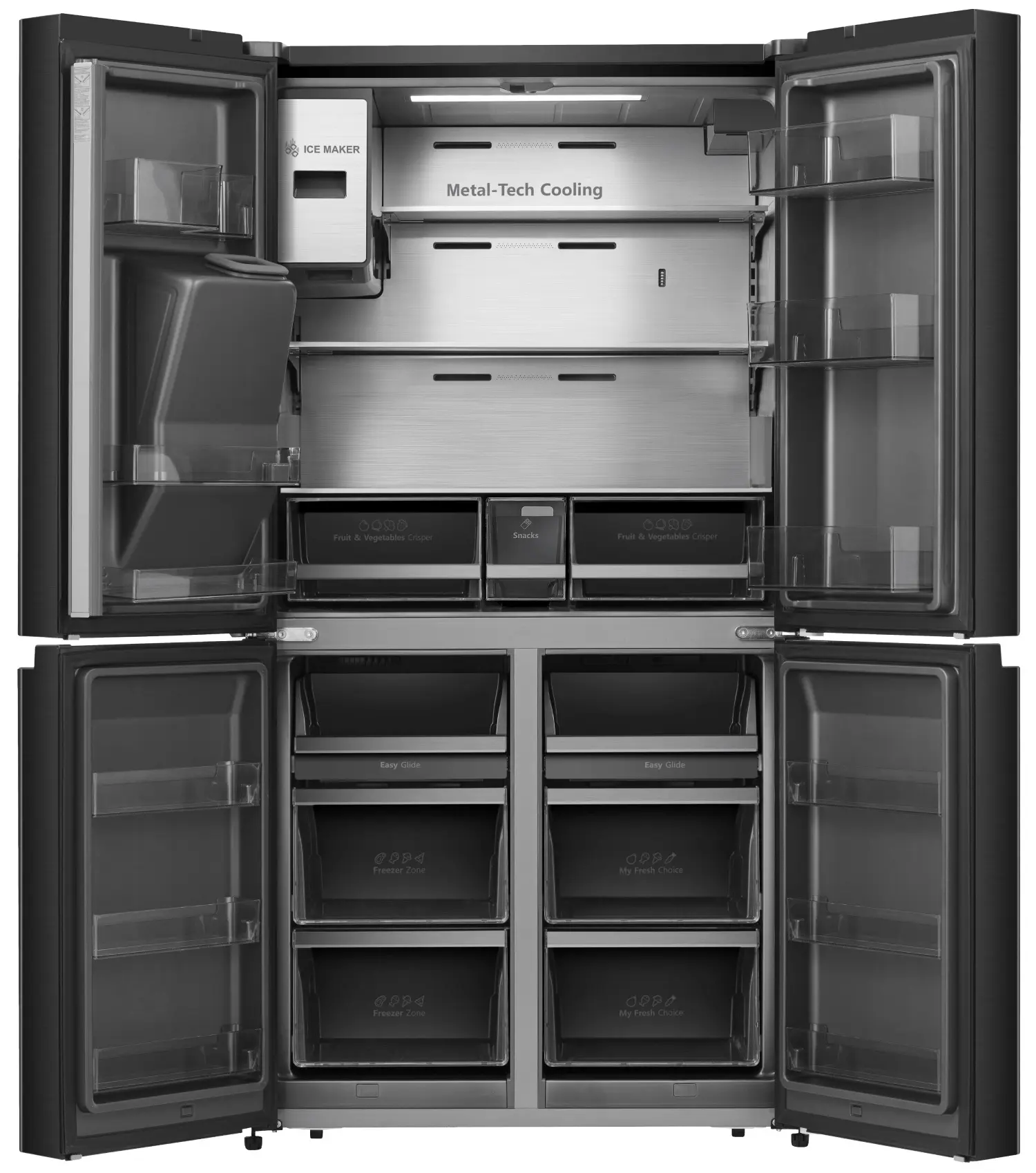 Frigider Hisense RQ760N4IFE (Black)