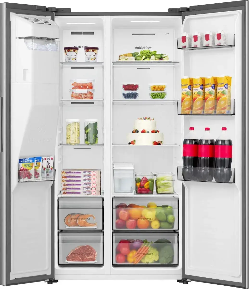 Frigider Hisense RS5P528STIE (Inox) - 2