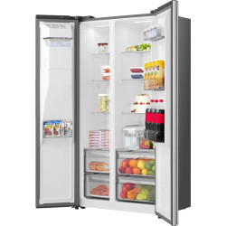 Frigider Hisense RS5P528STIE (Inox) Thumb