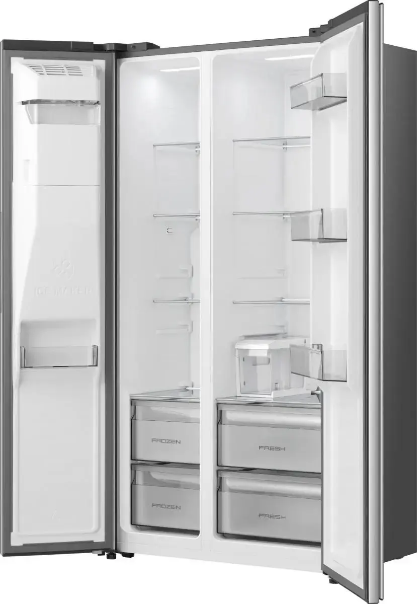 Frigider Hisense RS5P528STIE (Inox) - 9