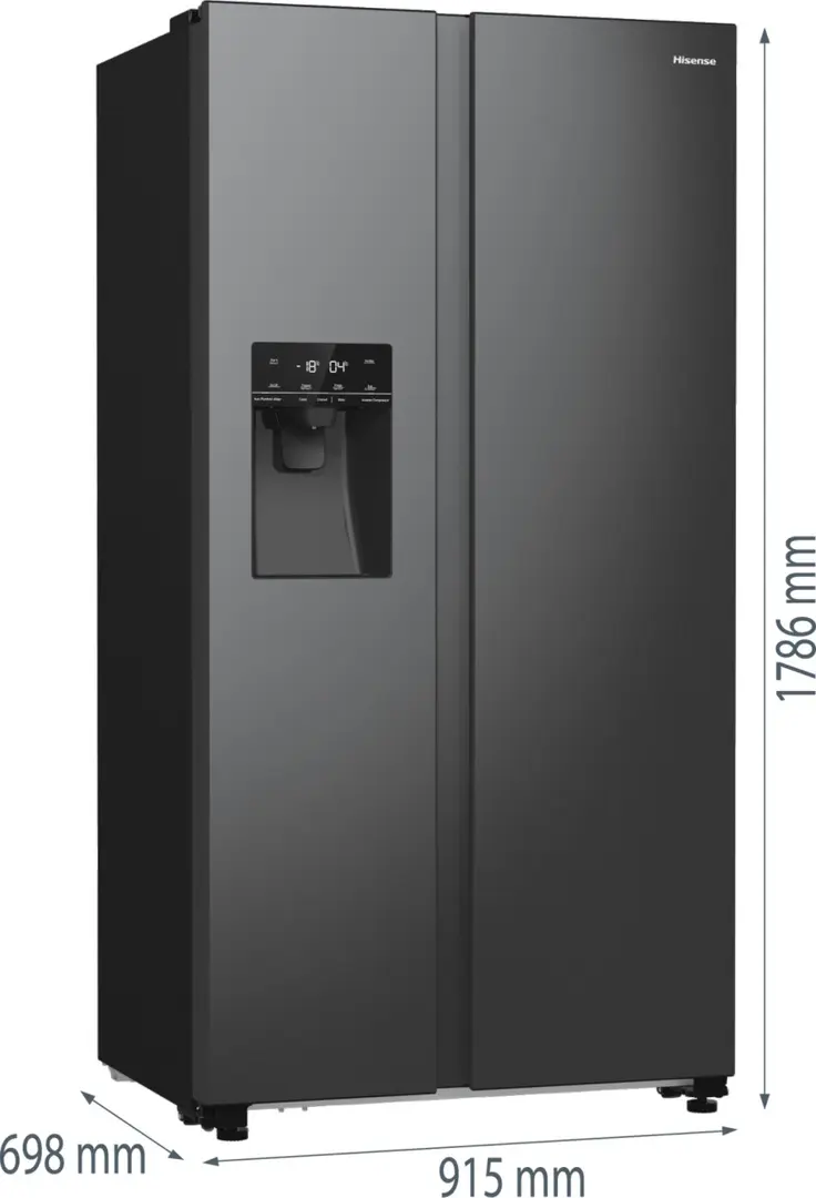 Frigider Hisense RS5P535NTFE (Black)