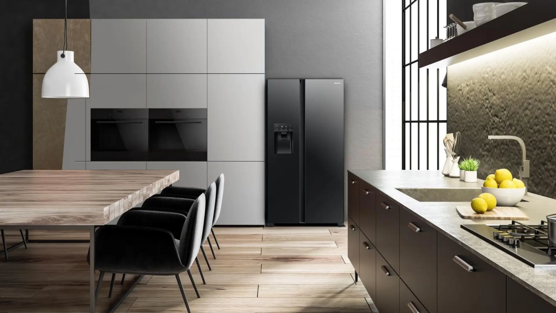 Frigider Hisense RS5P535NTFE (Black)