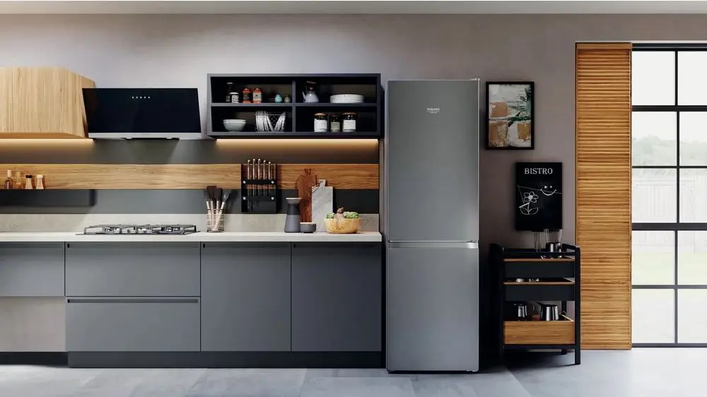 Frigider Hotpoint-Ariston HAFC8 TI21SX (Saturn Steel)