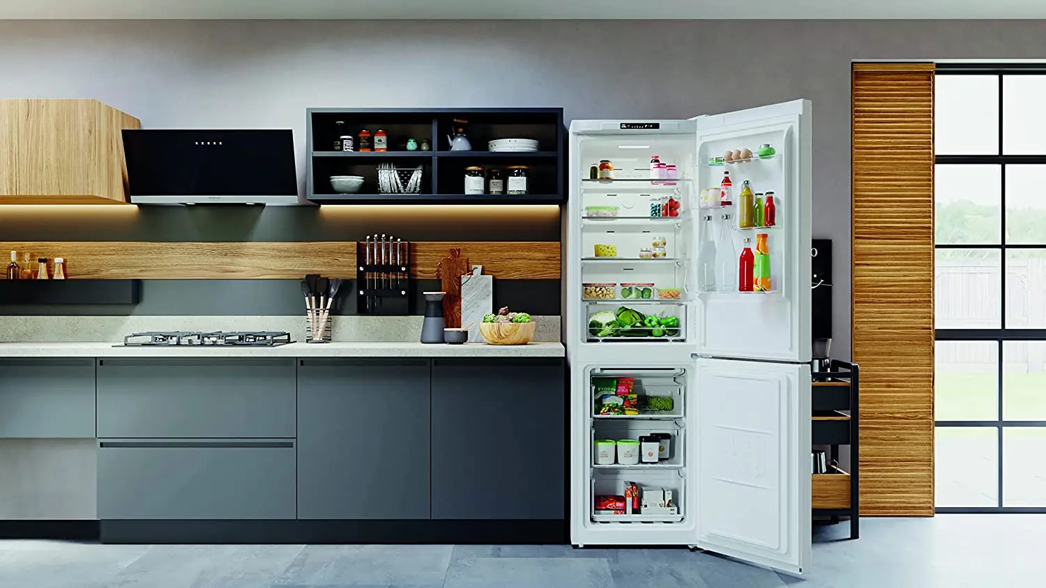 Frigider Amica Hotpoint-Ariston HAFC8 TIA22W (White) - 8