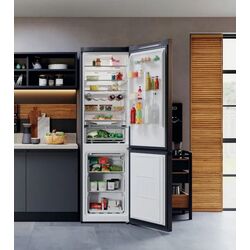 Frigider Hotpoint-Ariston HAFC9 TO32SK (Black/Silver) Thumb
