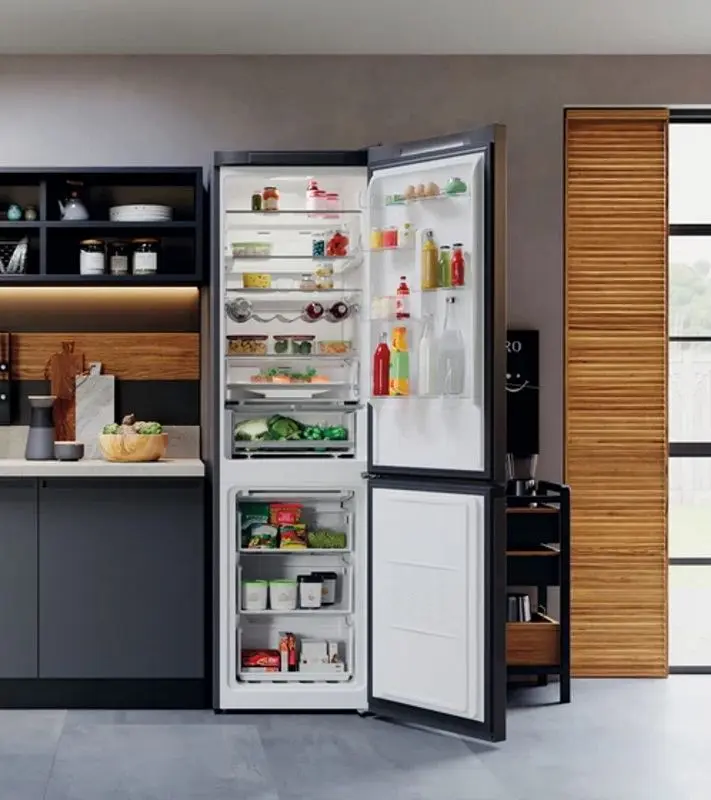 Frigider Hotpoint-Ariston HAFC9 TO32SK (Black/Silver) - 6