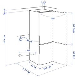 Frigider Ikea Medgang 500 (Black/Inox) Thumb