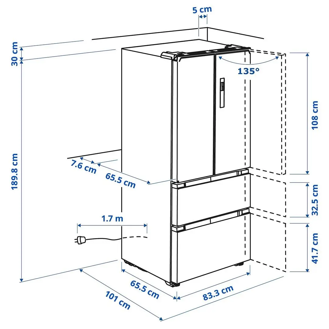 Frigider Ikea Vinterkall 700 (Inox)