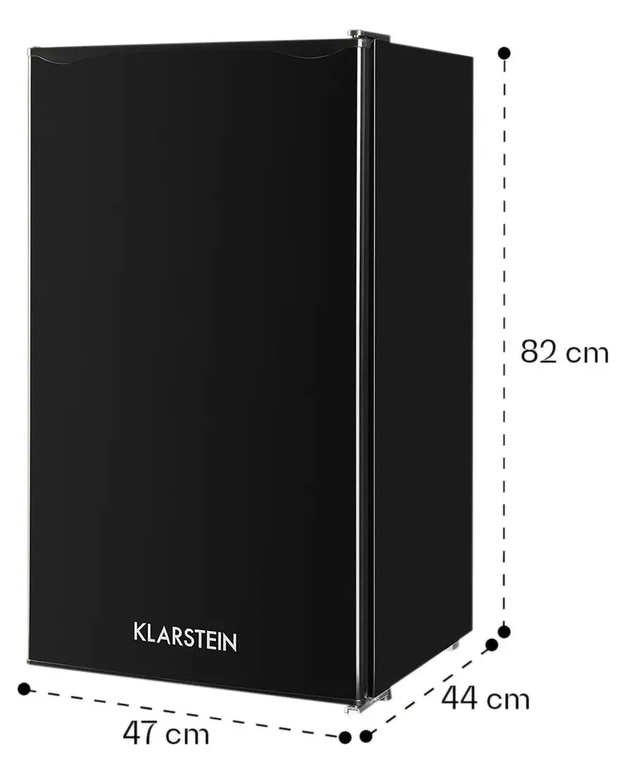 Frigider Klarstein Spitzbergen Uni (Black)