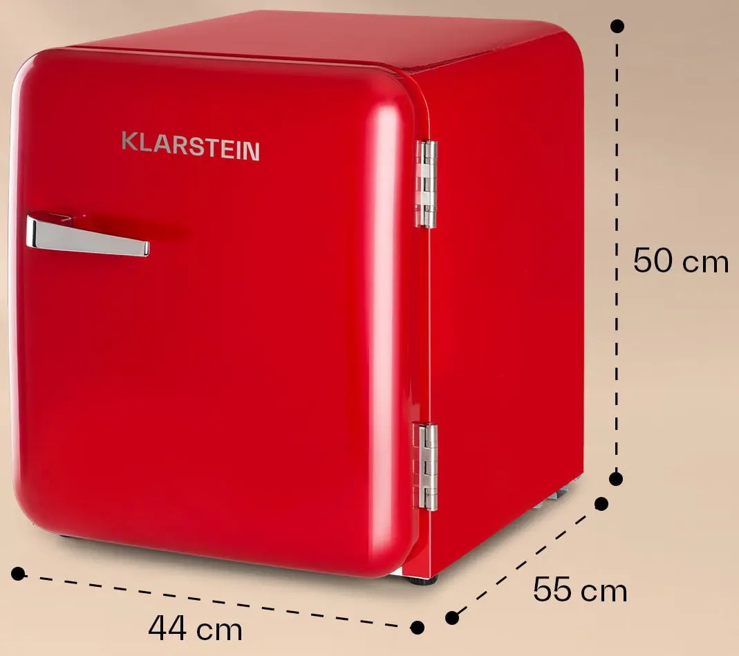 Frigider minibar Klarstein Audrey Mini Retro (Red)
