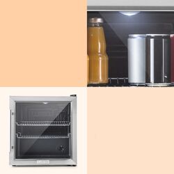 Frigider minibar Klarstein Beersafe 10027671 (Black/Silver) Thumb