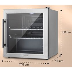 Frigider minibar Klarstein Beersafe 10027671 (Black/Silver) Thumb