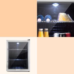 Frigider minibar Klarstein Beersafe 10027672 (Black/Silver) Thumb