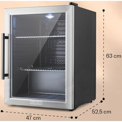 Frigider minibar Klarstein Beersafe 10027672 (Black/Silver) Thumb