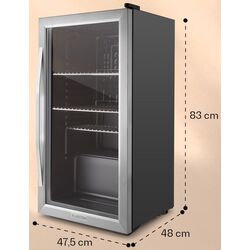 Frigider minibar Klarstein Beersafe 10027673 (Black/Silver) Thumb