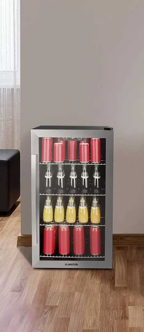 Frigider minibar Klarstein Beersafe 10031929 (Black/Silver)