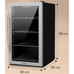 Frigider minibar Klarstein Beersafe 10031929 (Black/Silver) Thumb