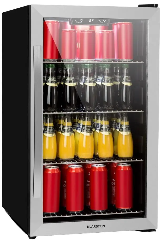 Frigider minibar Klarstein Beersafe 10031929 (Black/Silver)