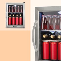 Frigider minibar Klarstein Beersafe 10033119 (Black/Silver) Thumb