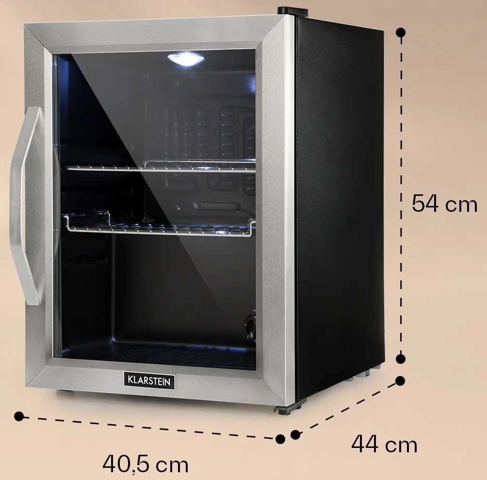 Frigider minibar Klarstein Beersafe 10033119 (Black/Silver)