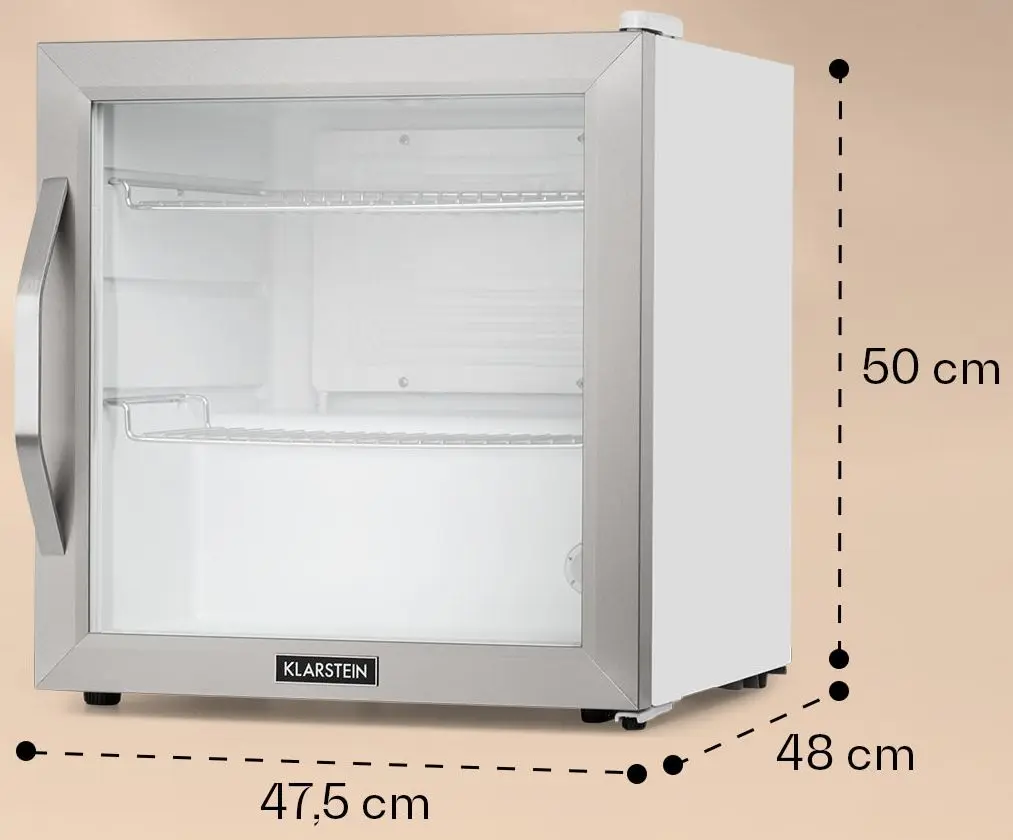 Frigider minibar Klarstein Beersafe 10033121 (White/Silver)