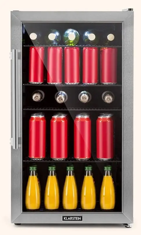 Frigider minibar Klarstein Beersafe 10033347 (Black/Silver)