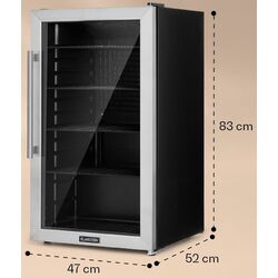 Frigider minibar Klarstein Beersafe 10033347 (Black/Silver) Thumb