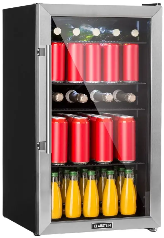 Frigider minibar Klarstein Beersafe 10033347 (Black/Silver)