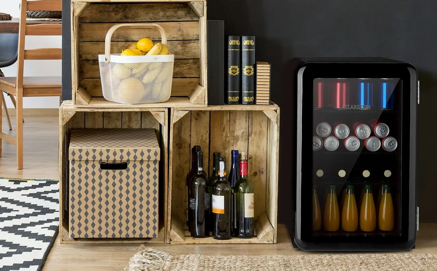 Frigider minibar Klarstein PopLife 10035178 (Black)