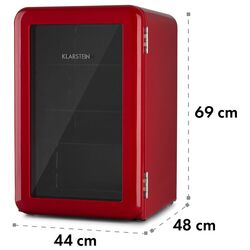 Frigider minibar Klarstein PopLife (Red) Thumb