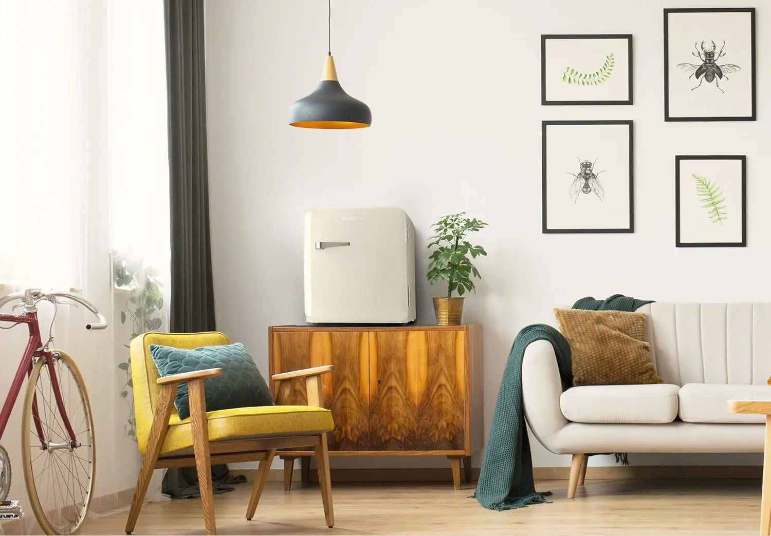 Frigider minibar Klarstein Audrey Mini (Cream)