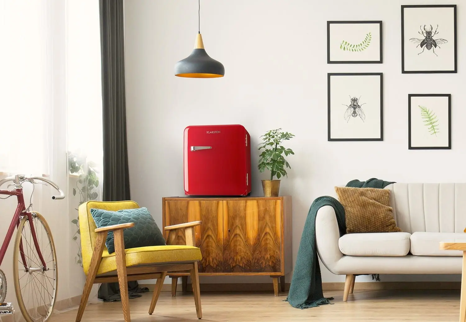 Frigider minibar Klarstein Audrey Mini (Red)