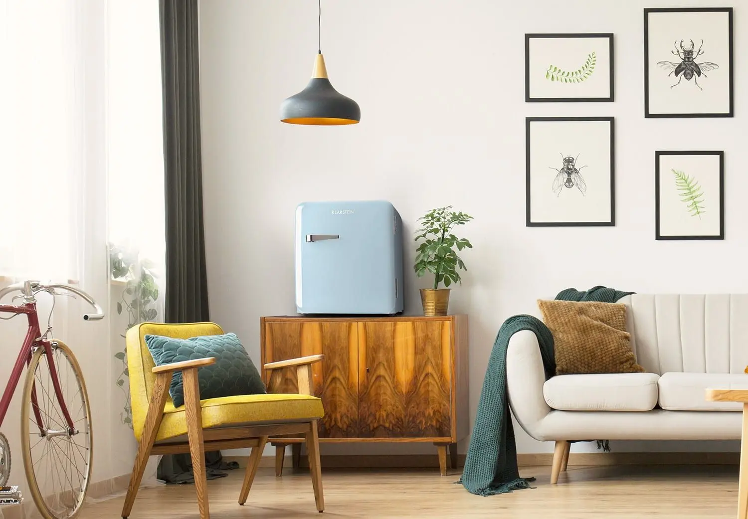 Frigider minibar Klarstein Audrey (Pastel Blue)