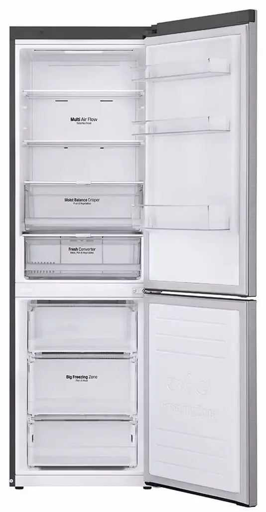 Frigider LG GBB71PZDMN (Platinium Silver)