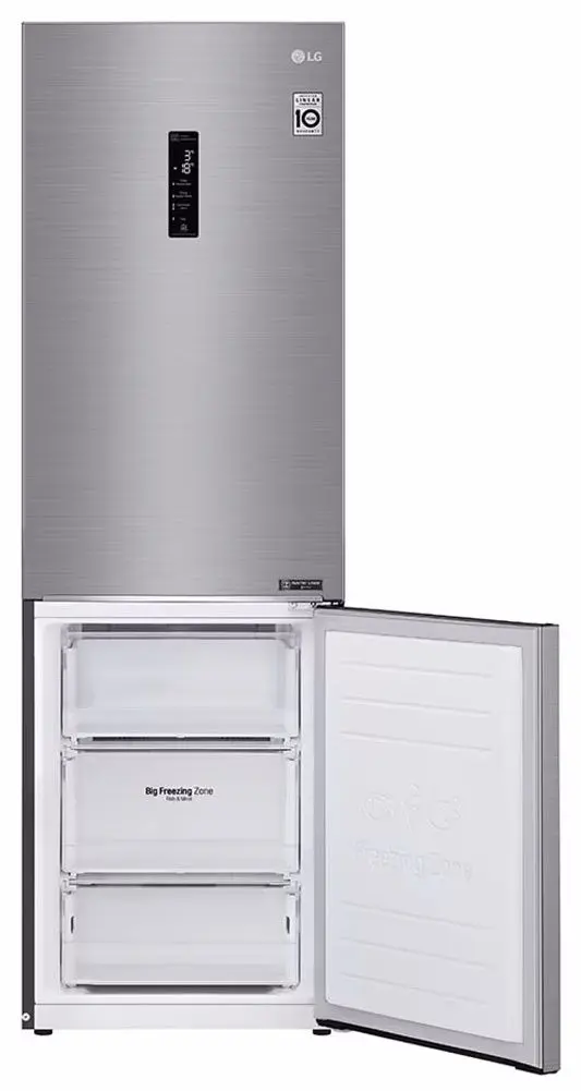 Frigider LG GBB71PZDMN (Platinium Silver)