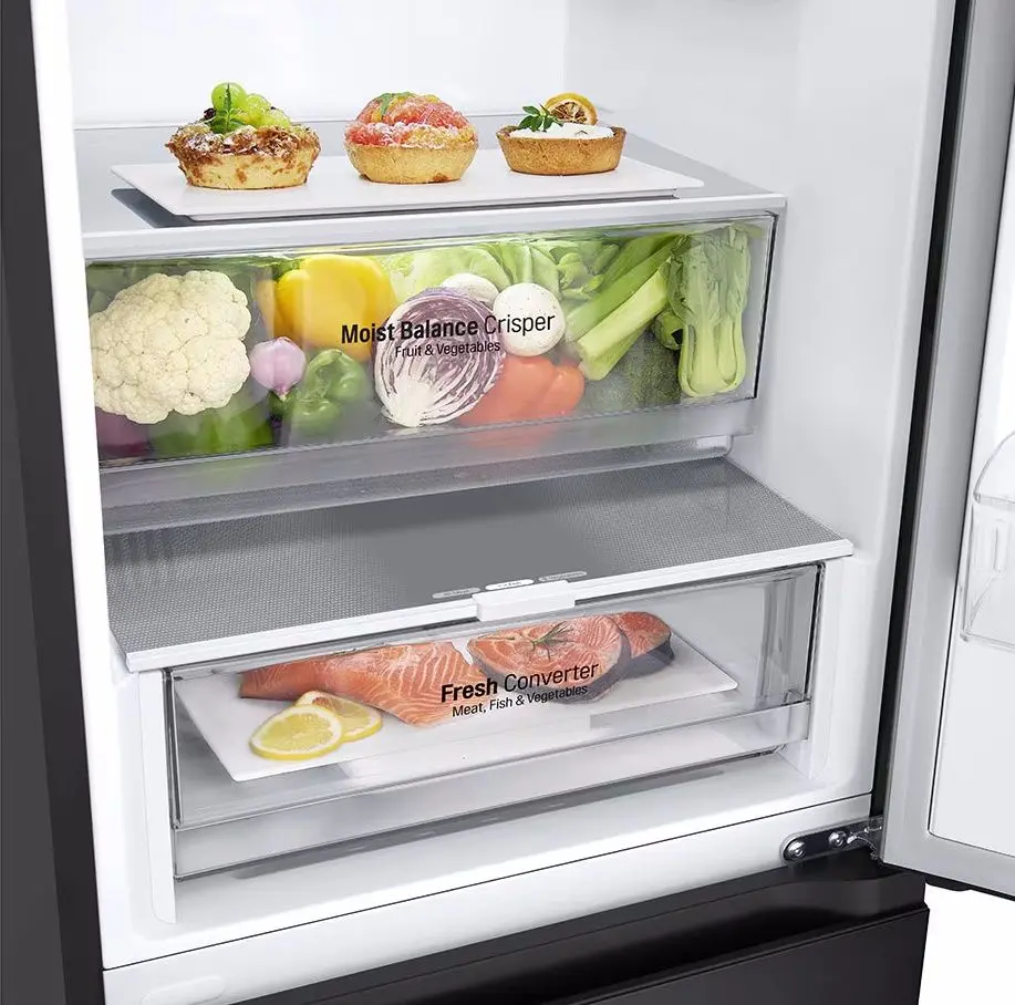 Холодильник LG GBV5240DEP (Black Graphite)