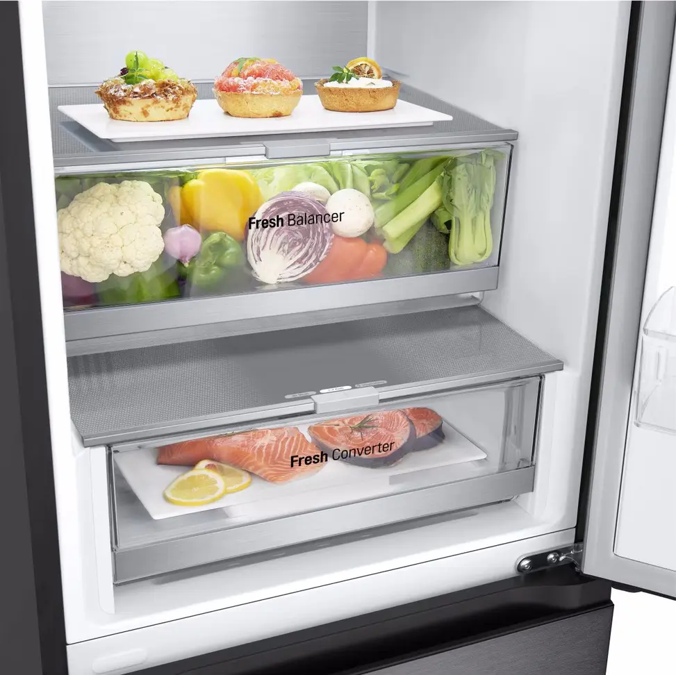 Холодильник LG GBV7280AEV (Essence Black Steel)