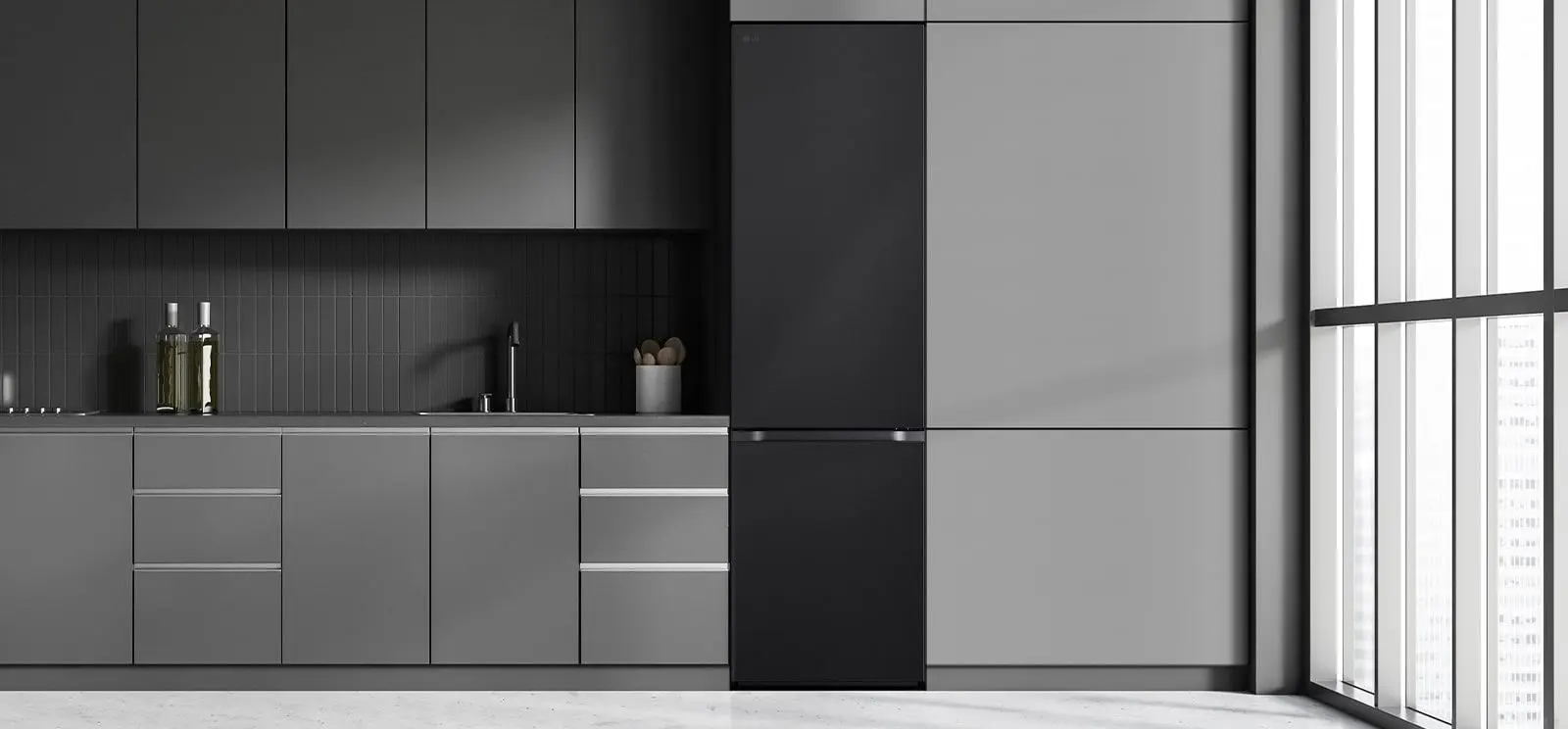 Холодильник LG GBV7280DEV (Black)