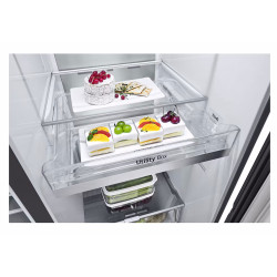 Холодильник LG GSXV90MCDE (Black) Thumb