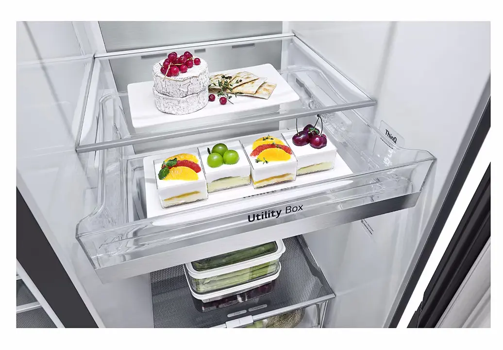 Холодильник LG GSXV90MCDE (Black)