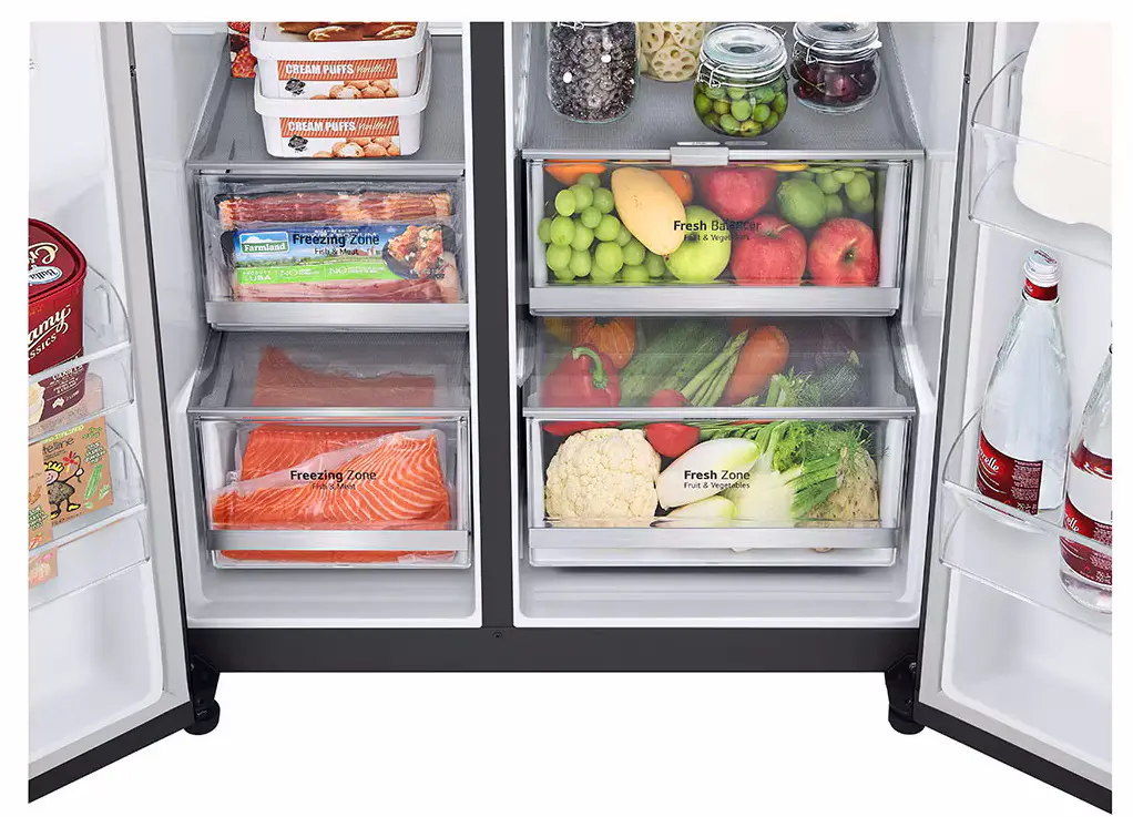 Холодильник LG GSXV90MCDE (Black)