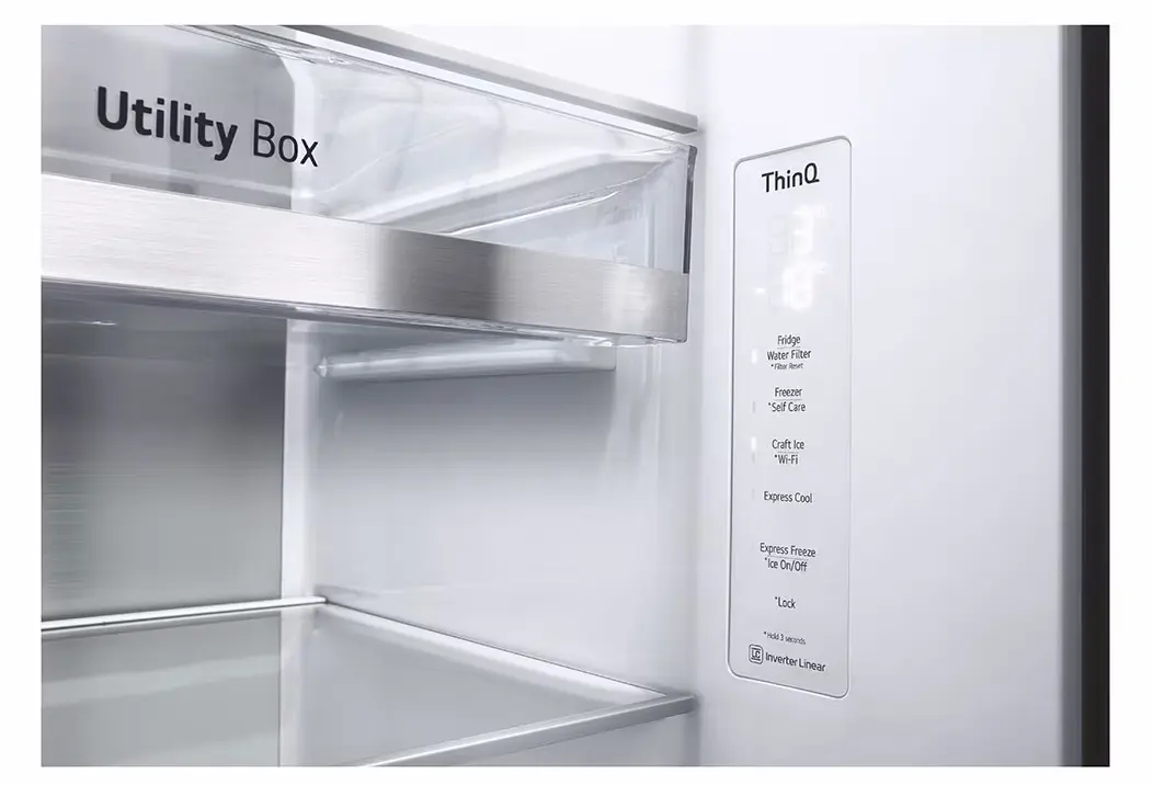 Холодильник LG GSXV90MCDE (Black)