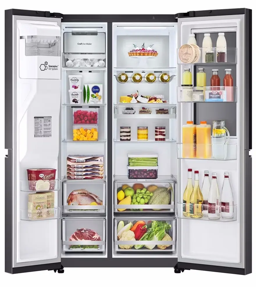 Холодильник LG GSXV90MCDE (Black)