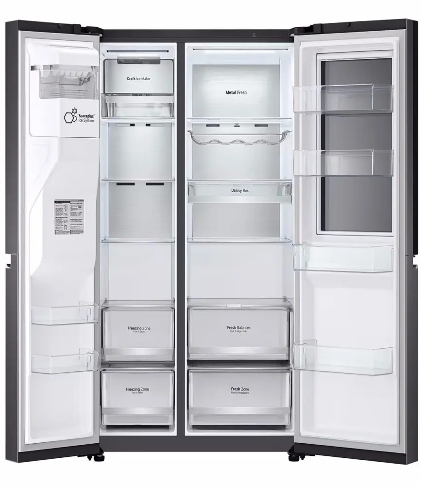 Холодильник LG GSXV90MCDE (Black)