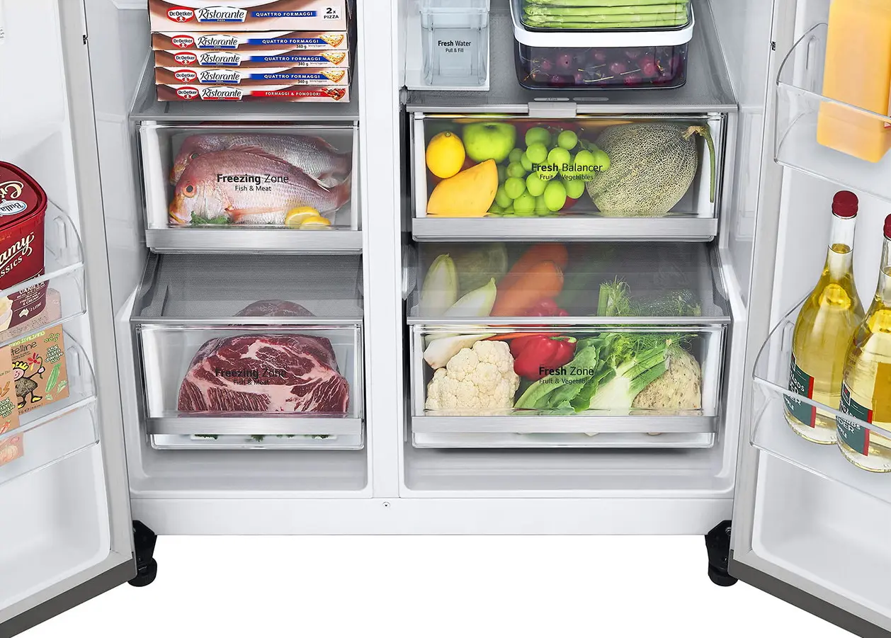 Холодильник LG GSXV91MBAE (Silver)