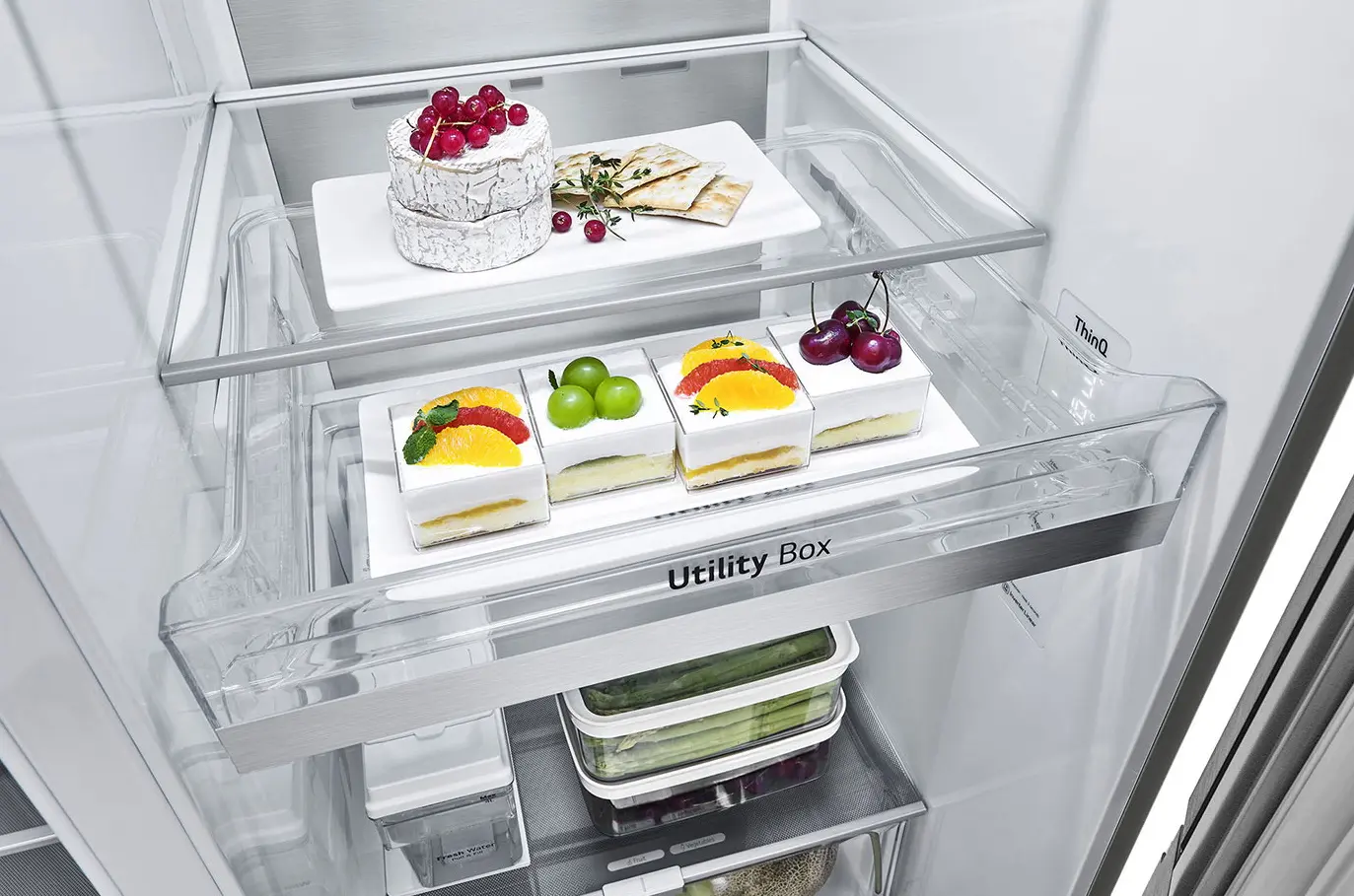 Холодильник LG GSXV91MBAE (Silver)